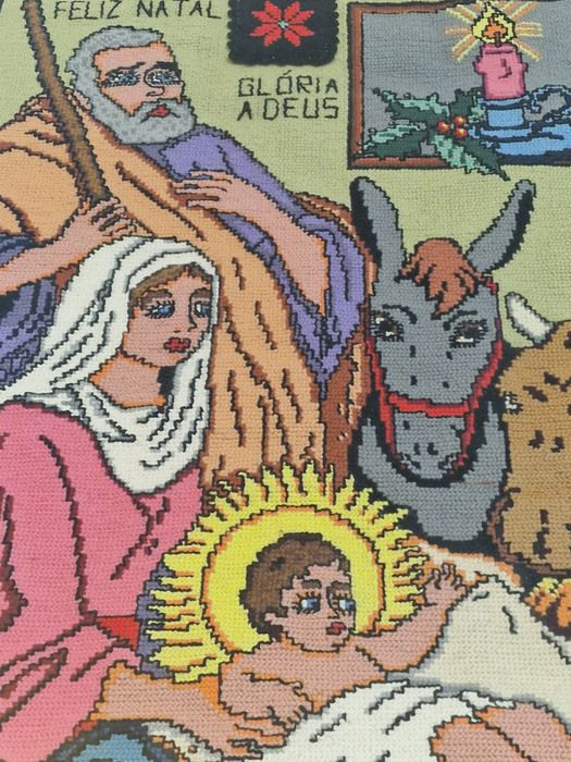 Quadro tapete presépio