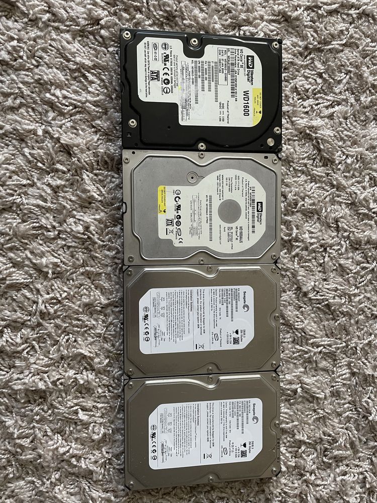 Hdd 3,5 160 gb, 250 gb sata