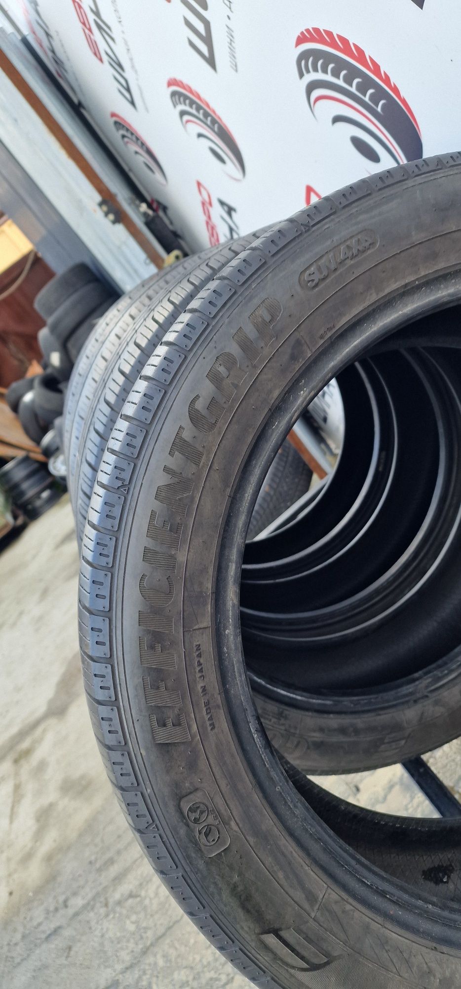 Літо 225/55/R19 6.3 мм 4шт Goodyear Efficient Grip Колеса Резина Склад