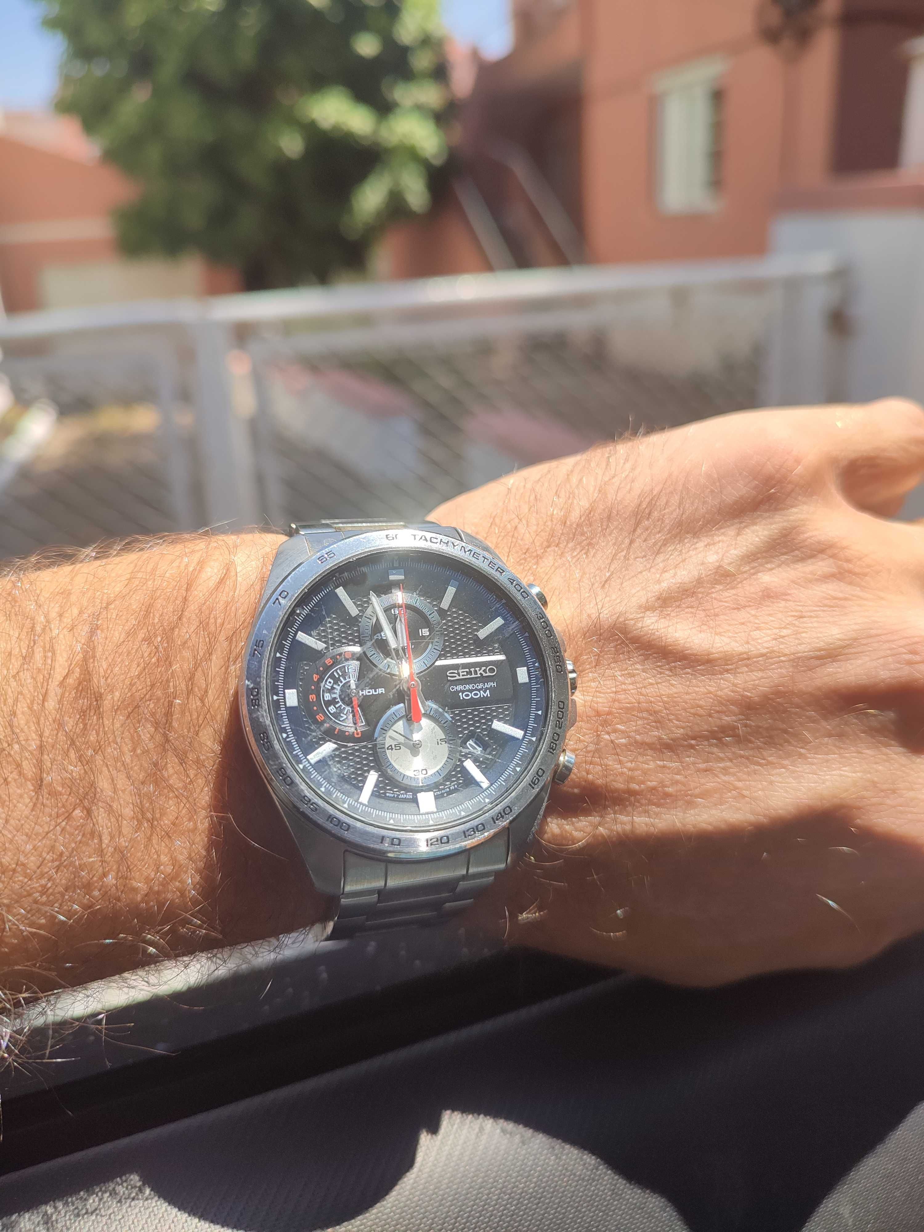 Seiko chronograph com caixa