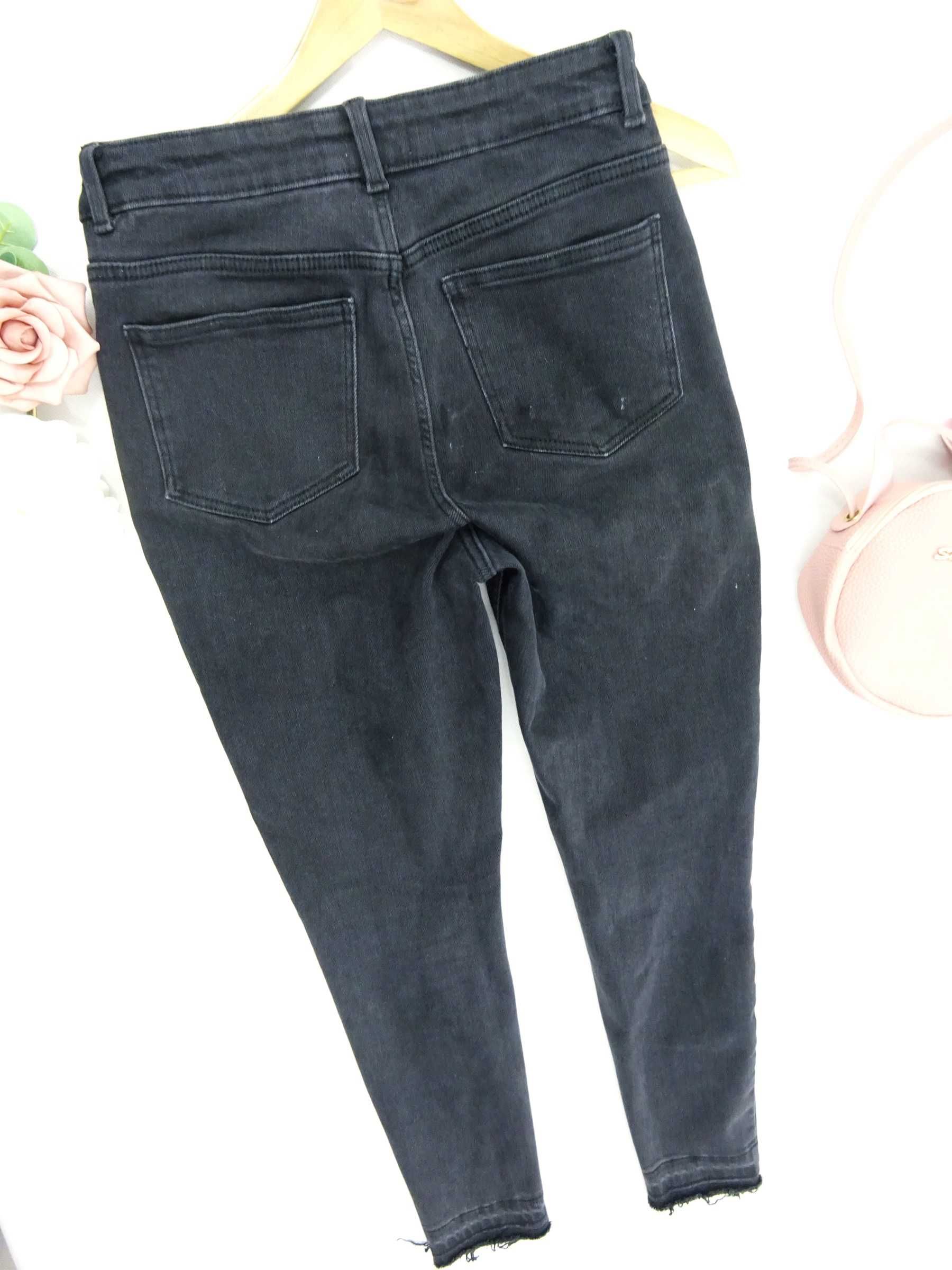 BT16 Spodnie damskie jeans skinny dżinsy wysokie rurki M 38 L 40