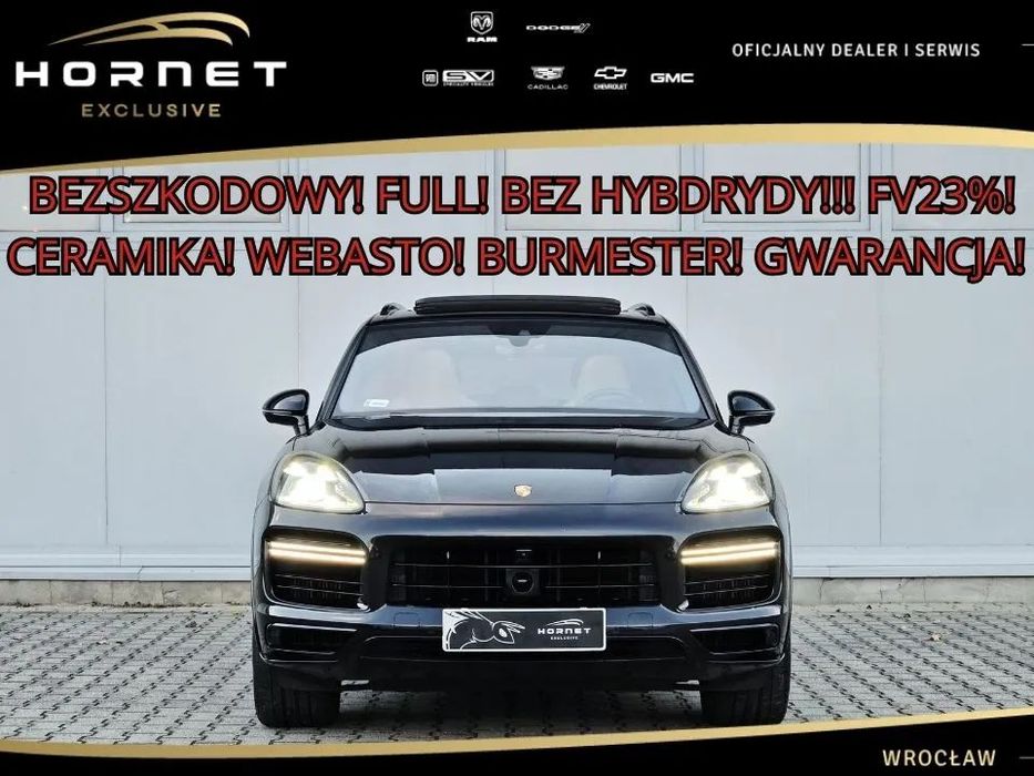 Porsche Cayenne Turbo 4.0 V8 550KM BEZ HYBRYDY!! FV23 Porsche Approved FULL BEZWYPADEK