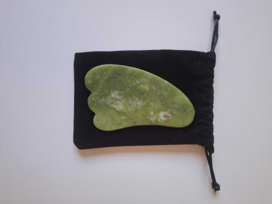 !Nowy! Kamień Gua Sha + czarny woreczek!