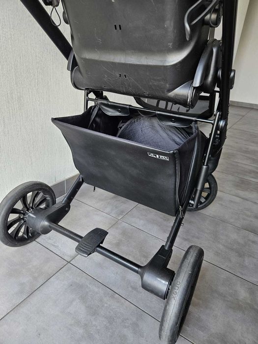 Anex E-type wózek 2w1 czarna skay