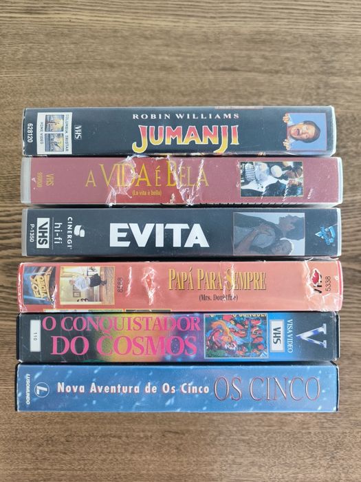 Filmes VHS - Jumanji, Vida é Bela