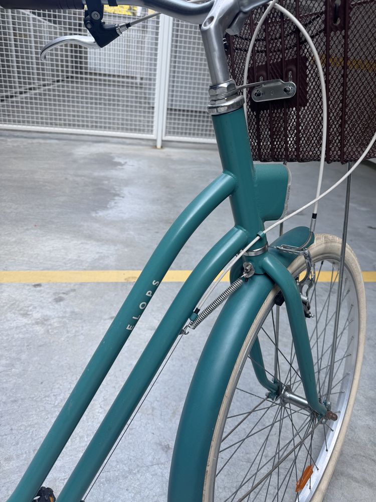 Bicicleta cidade Decathlon mulher