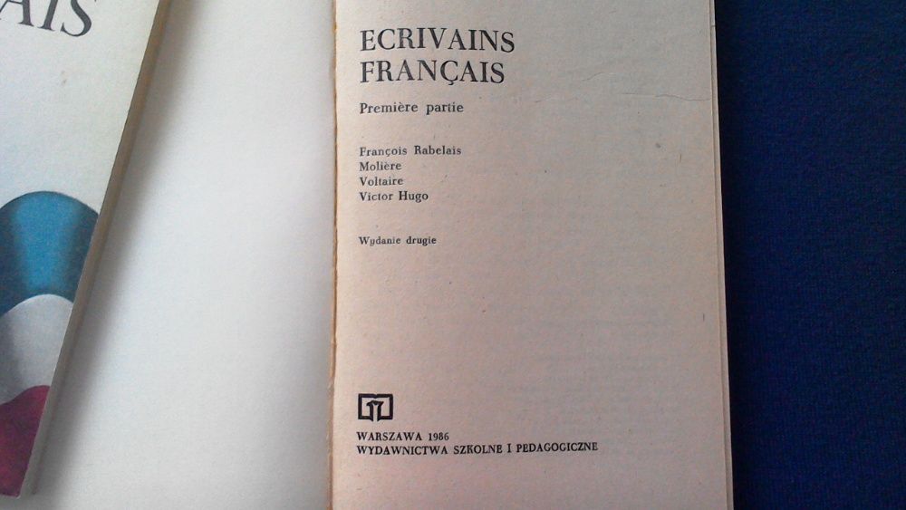 M. Szypowska Ecrivains francais Pisarze francuscy (po francusku)