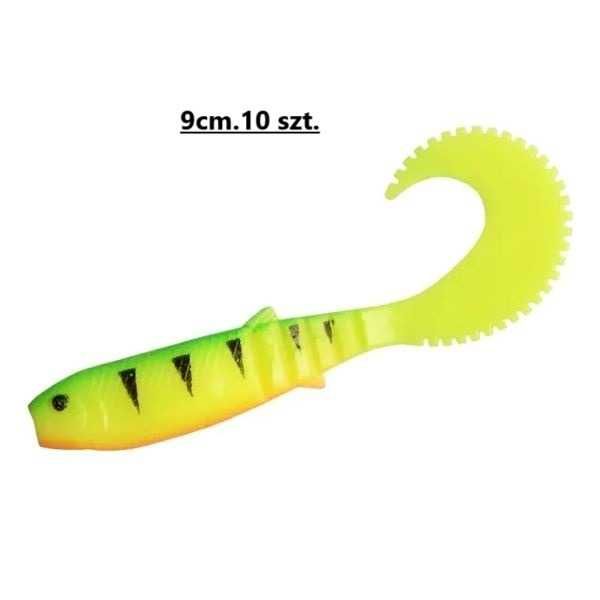 Przynęty sztuczne -Gumy -Cannibal 10 szt. 9 cm . komplet.