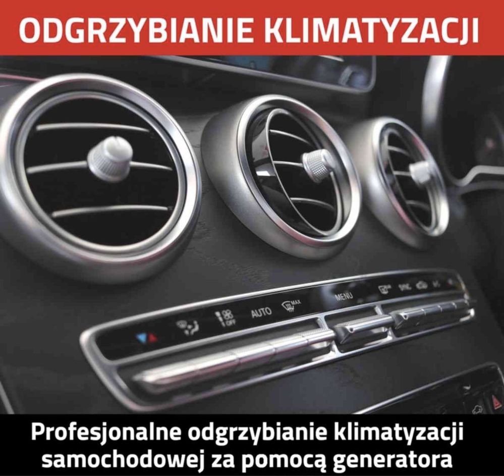 Ozonowanie klimatyzacji - odgrzybianie klimatyzacji