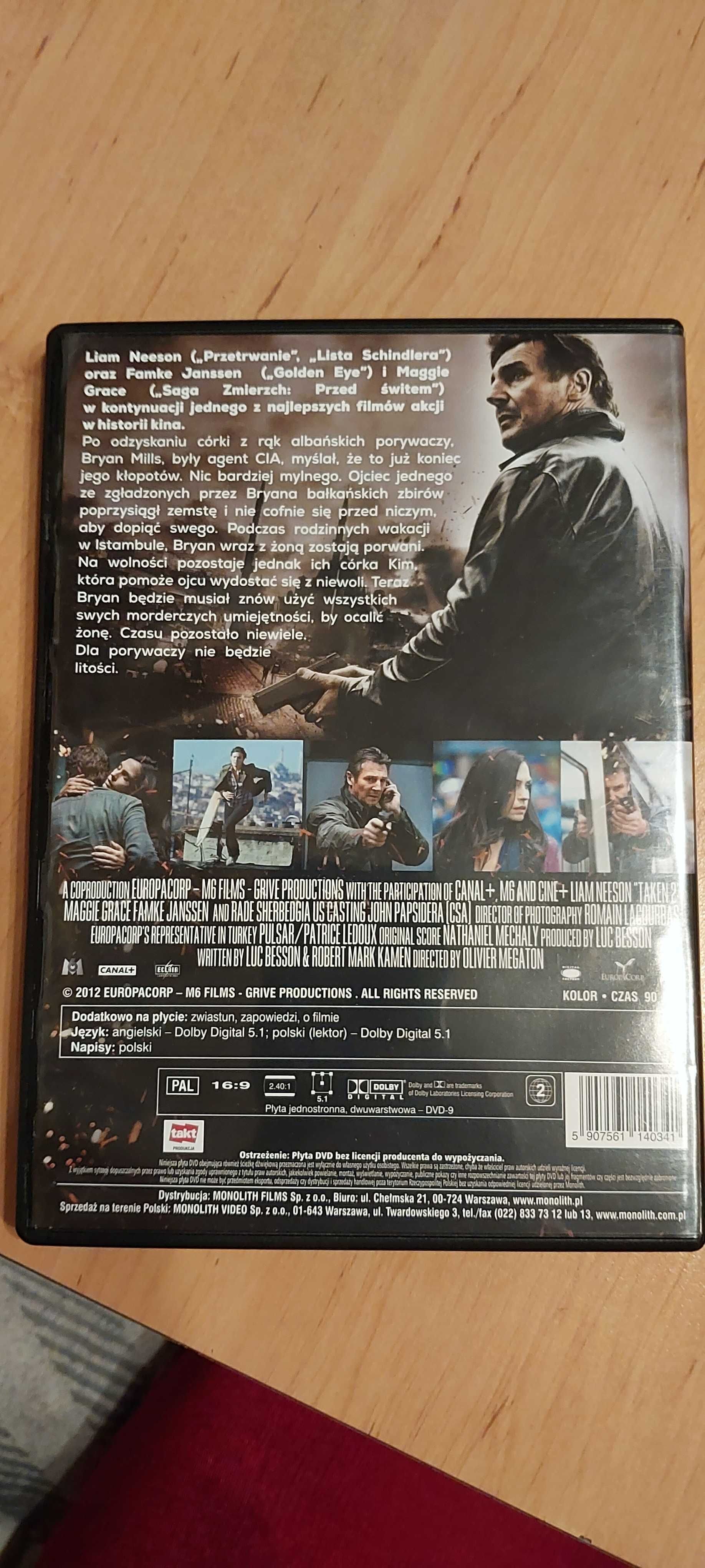 FILM DVD płyta dvd Uprowadzona 2 płyta nowa nie używana