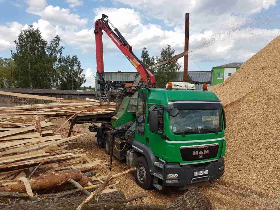 Duzy rebak wynajem CALA POLSKA rembak zrebka recykler biomasa