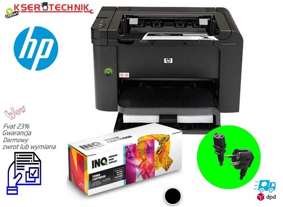 Drukarka laserowa (mono) HP P 1606 dn /Duplex / Sieć / Tanie Tonery