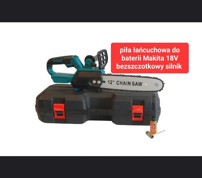 Piła Pilarka łańcuchowa elektryczna 12 cali do bateri Makita 18V