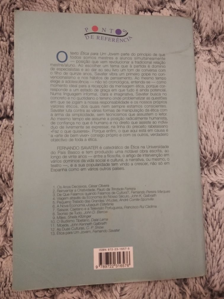 Livro ética para um jovem