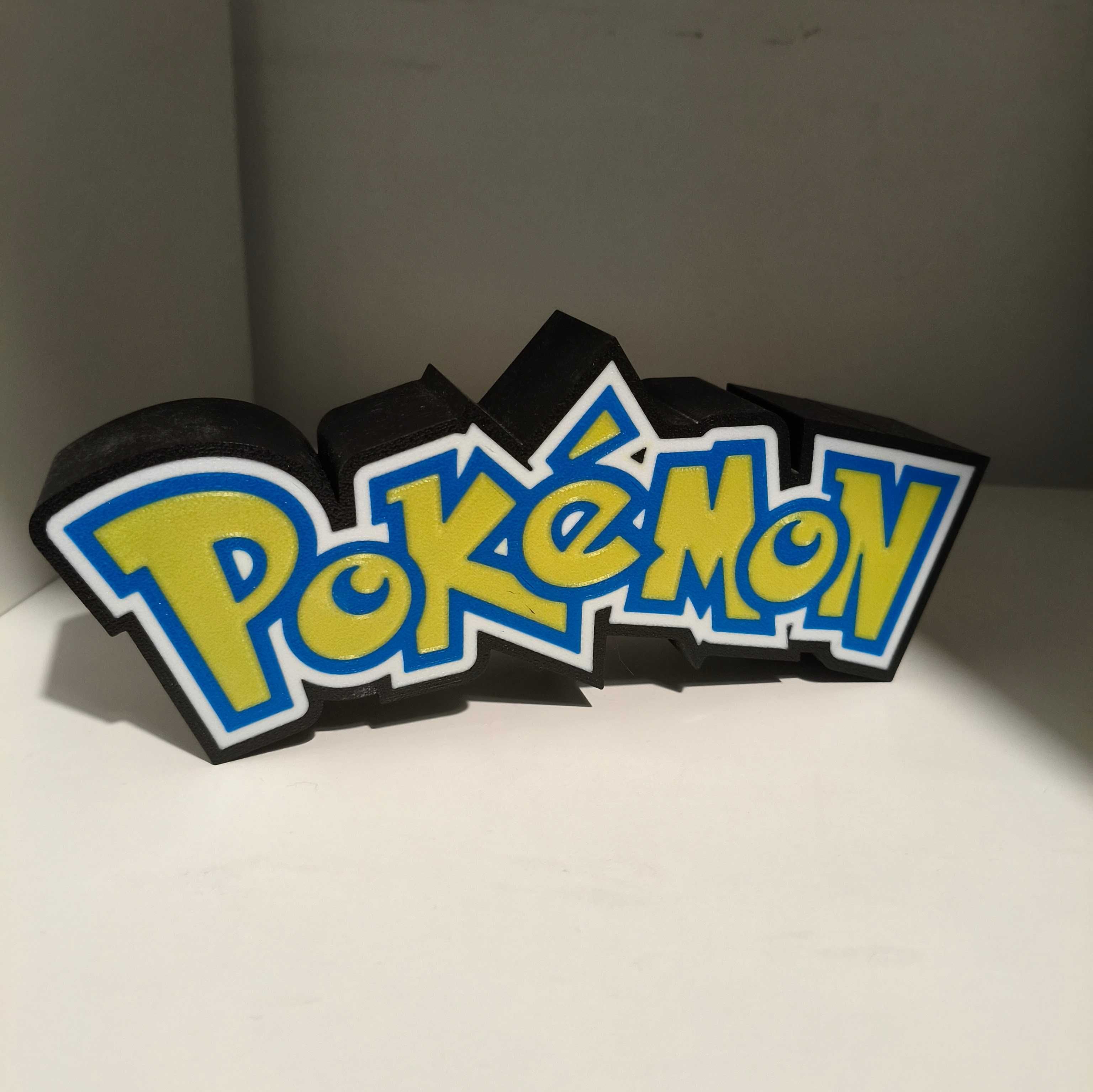 Candeeiro luz de presença Pokemon com tomada e ligação usb.