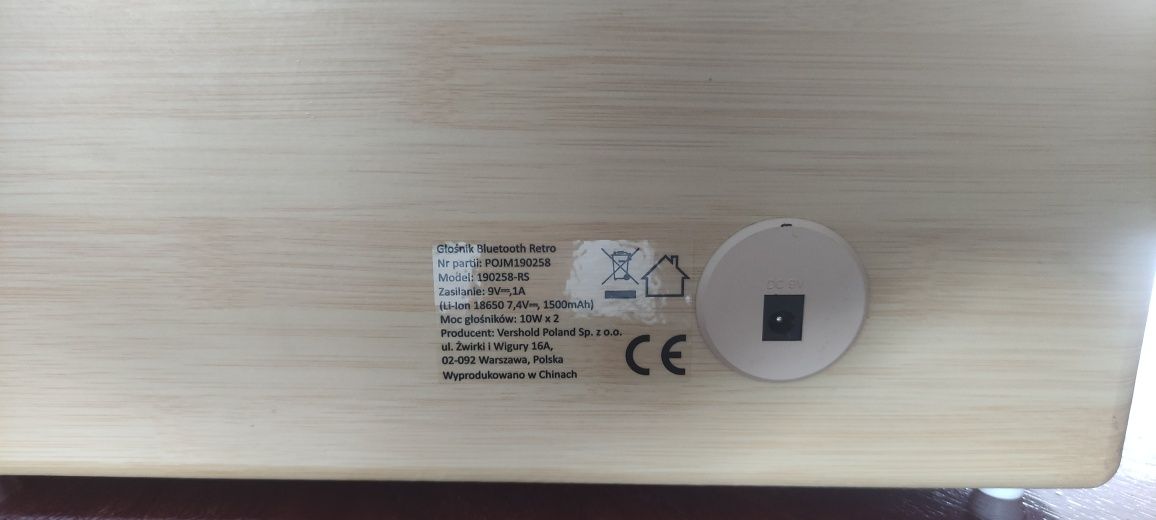 Głośnik Bluetooth Retro styl