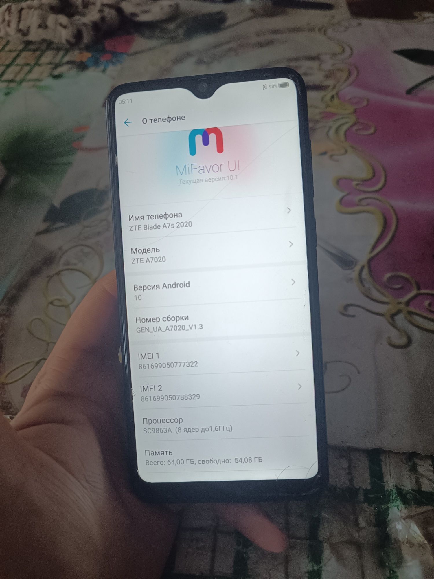 Продам телефон zte blade a7s