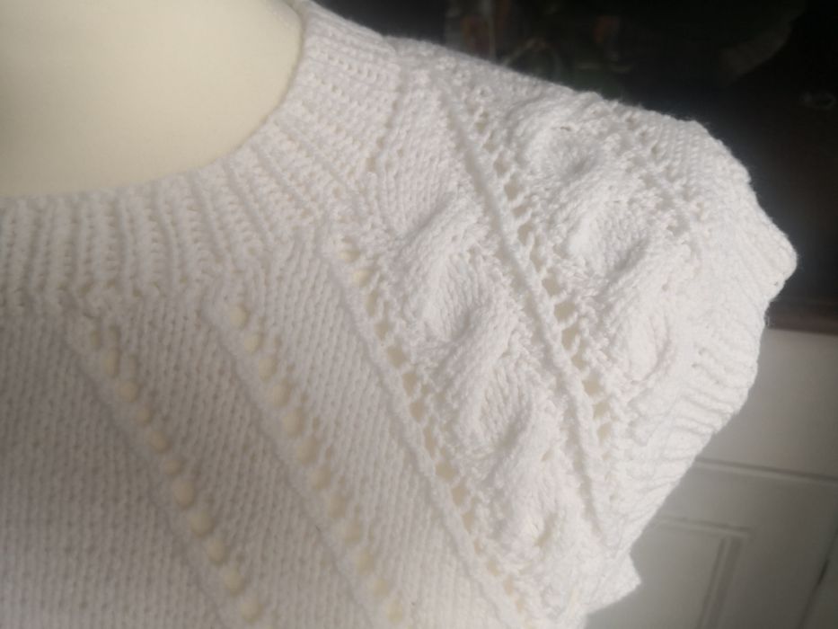 Kamizelka damska rozm. M-L ręcznie robiona