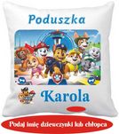 Psi Patrol Paw Skay poduszka z imieniem dziecka prezent święta