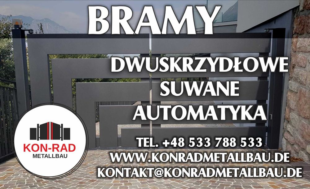 BRAMA NA WYMIAR suwana / skrzydłowa + MONTAŻ + szybki termin + AUTOMAT