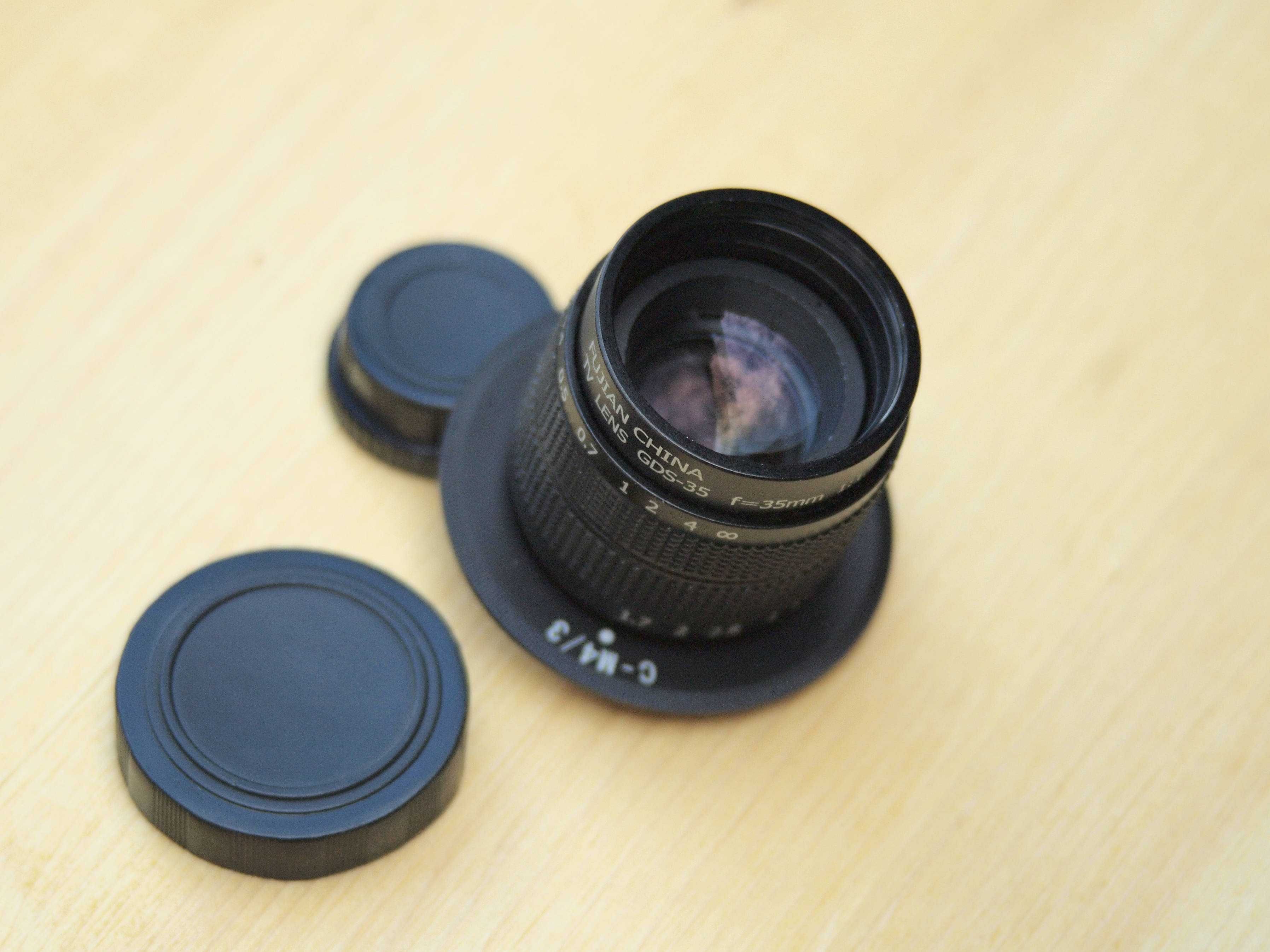 Obiektyw CCTV Fujian 35mm F/1.7  C-Mount / Micro 4/3