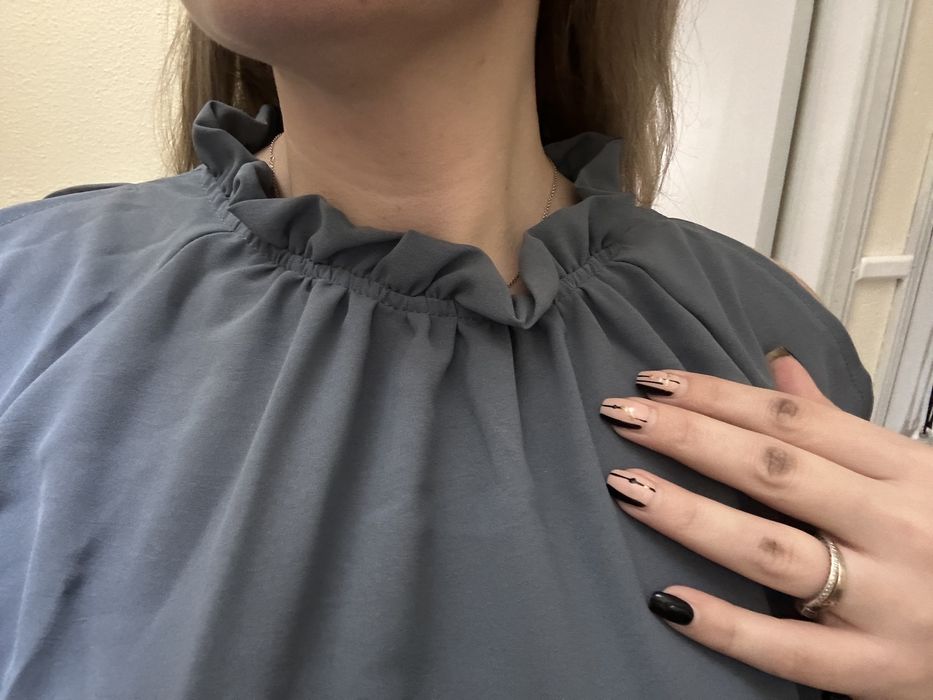 Blusa azul shein