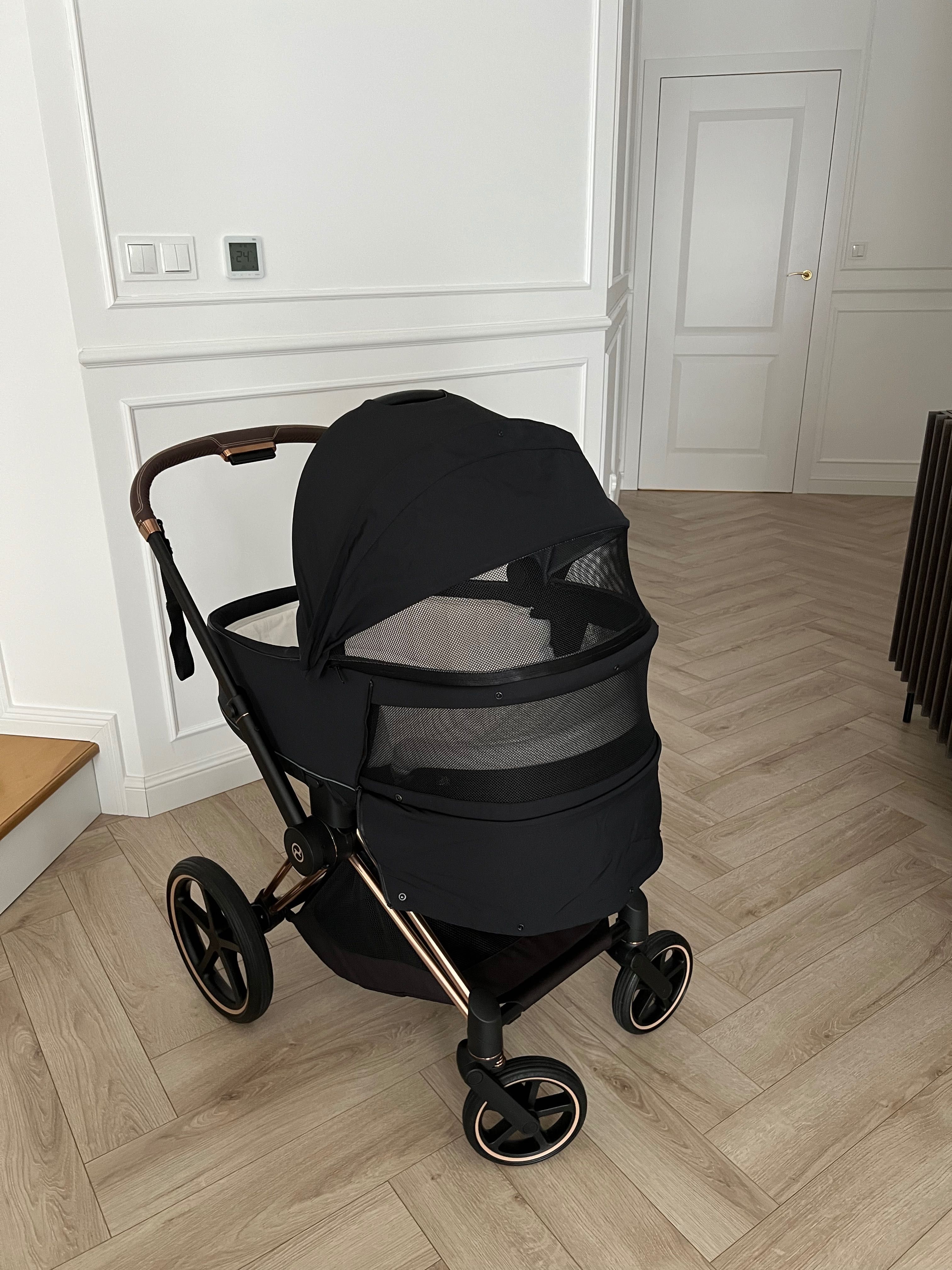 Cybex Priam 2.0 rosegold 2w1 gondola + spacerówka stan idealny