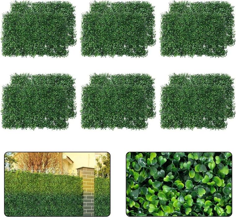 Nowe sztuczne kwiaty / żywopłot / trawnik / ścianka / 12 szt !A1223!