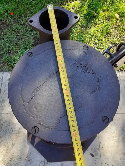 Печь буржуйка чугун печка Германия старинная