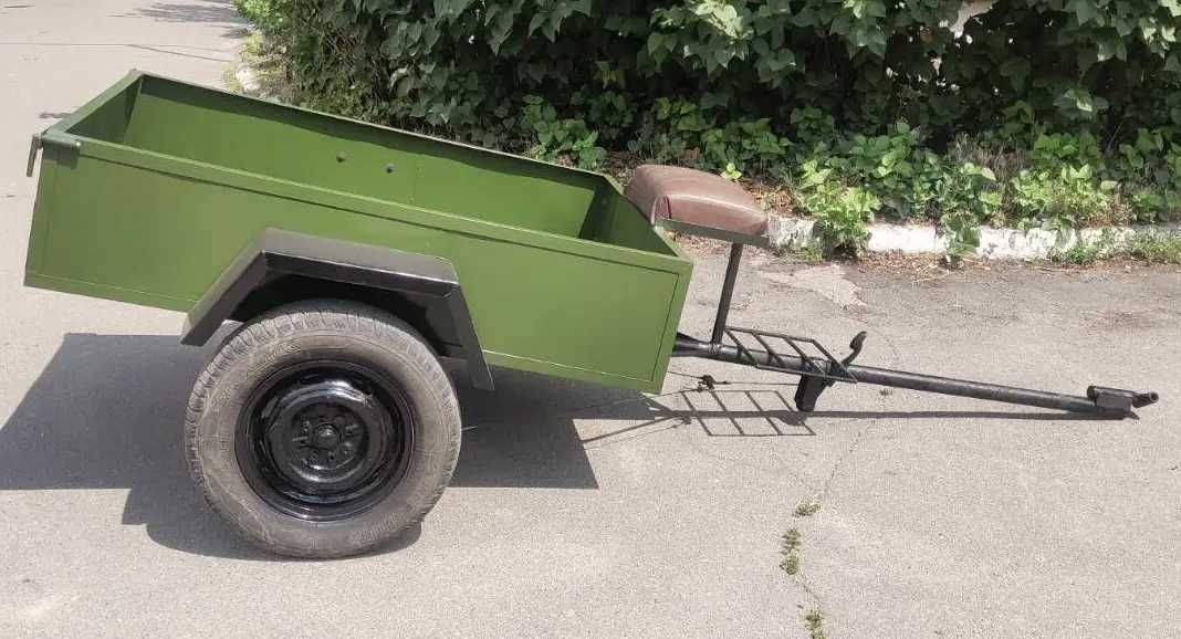 Причіп до мотоблоку з гальмами 140 на 110см