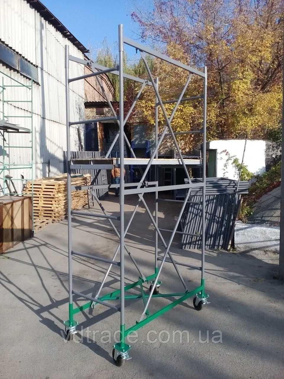 Вишка-тура на колесах від 40грн. Вишки-тури  2х2м, 2х1,2м, 1,7х0,8м