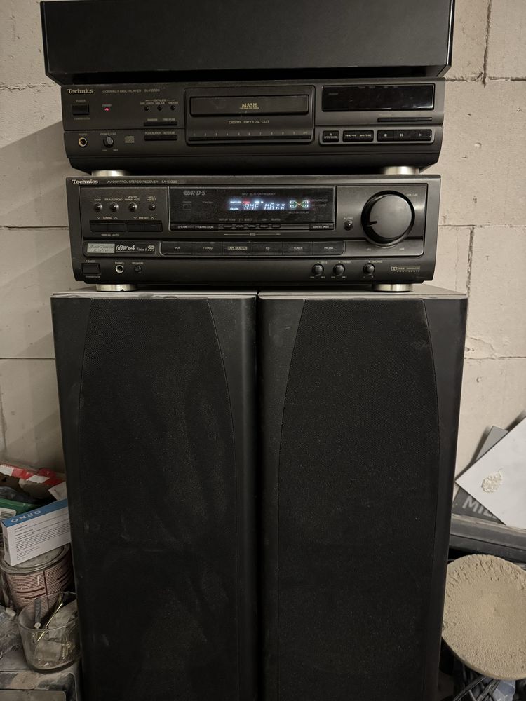 Zestaw technics z kolumnami jamo 98