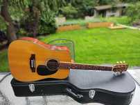 Suzuki F-67 Japan gitara akustyczna CASE Solid Spruce & Wild Cherry !!