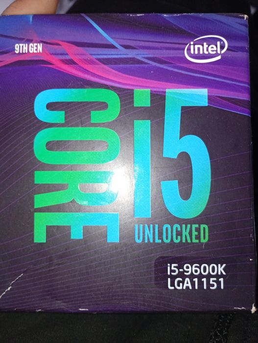 Procesor Intel Core i5 unlocked i5-9600K 3.70GHZ
