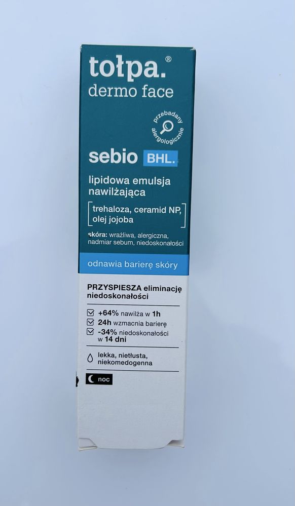 Tołpa Dermo Face Sebio BHL Emulsja do twarzy lipidowa, nawilżająca