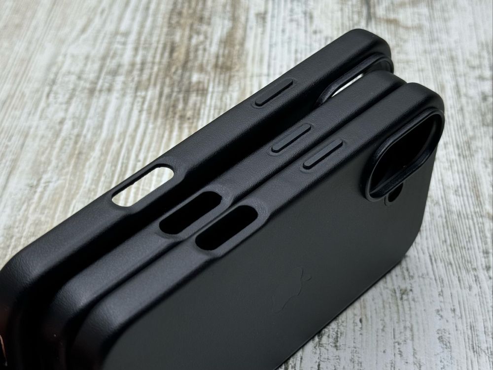 Чехол кожа Leather Case на iPhone 16 Pro Max/ 16 Pro/ 16