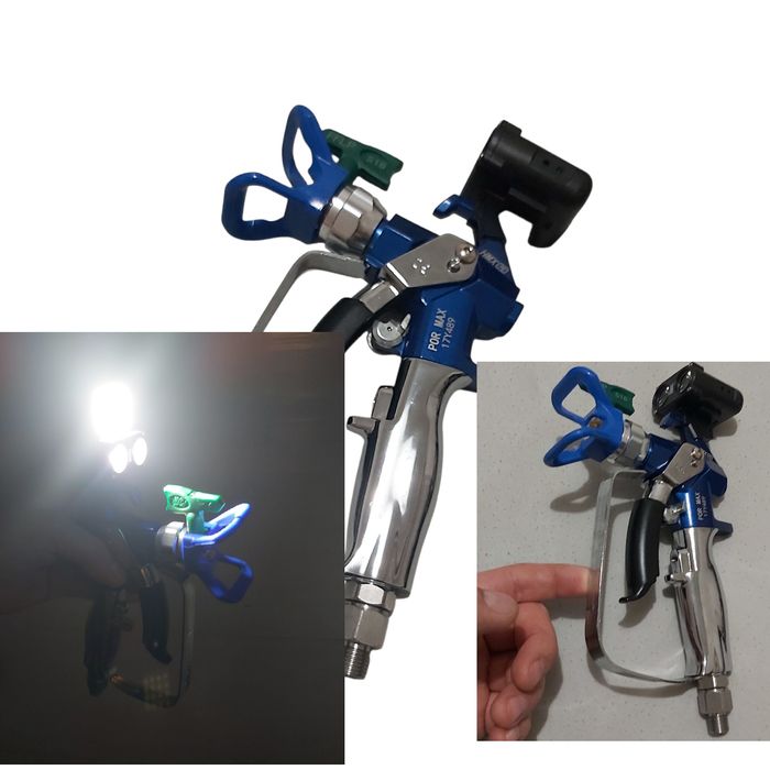 Pistolet z lampą led ładowaną USB jak Procontractor ,dysza