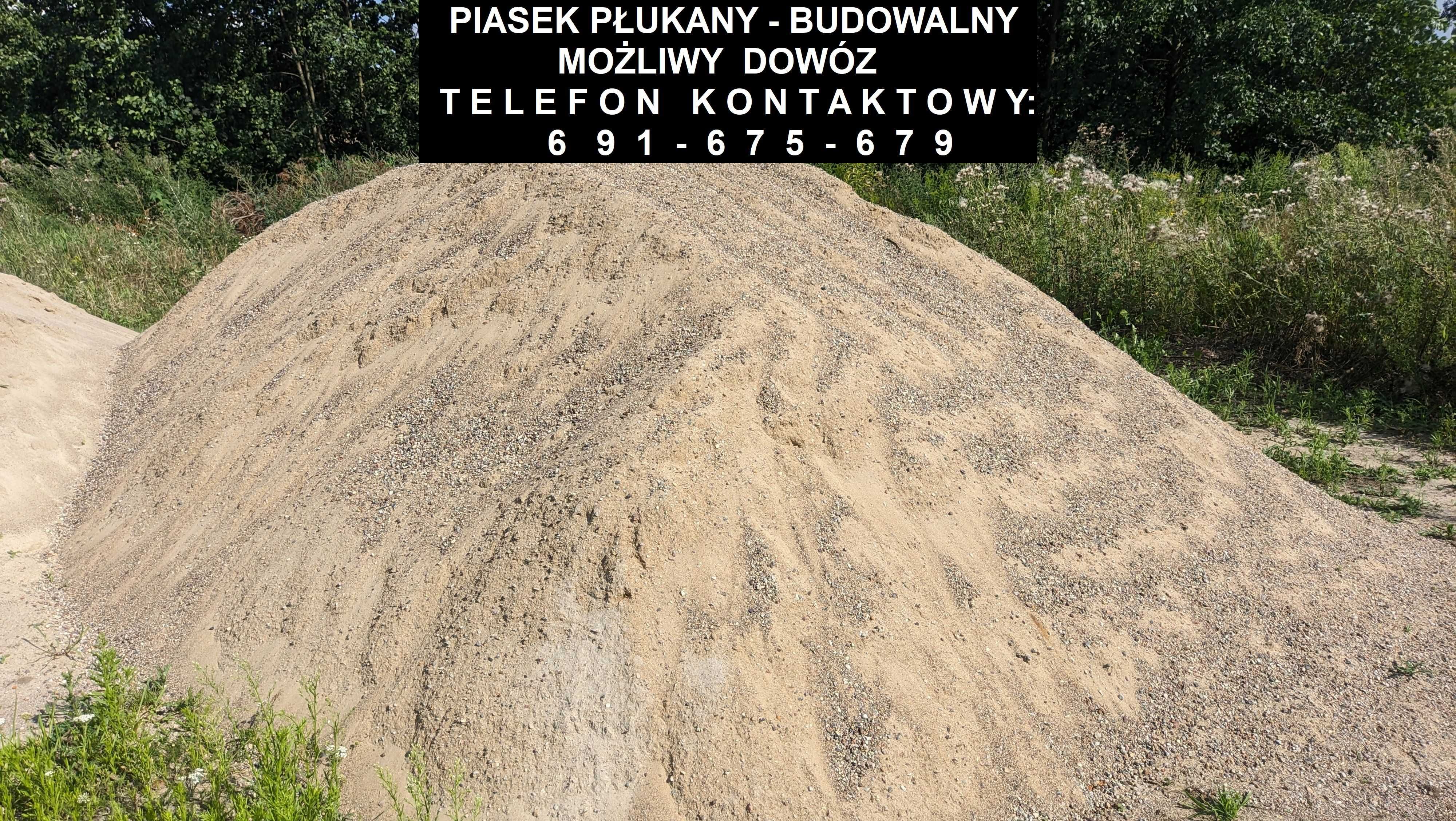 Płukany piasek budowlany/ zagęszczanie/ pod kostkę - 0,1 - TRANSPORT