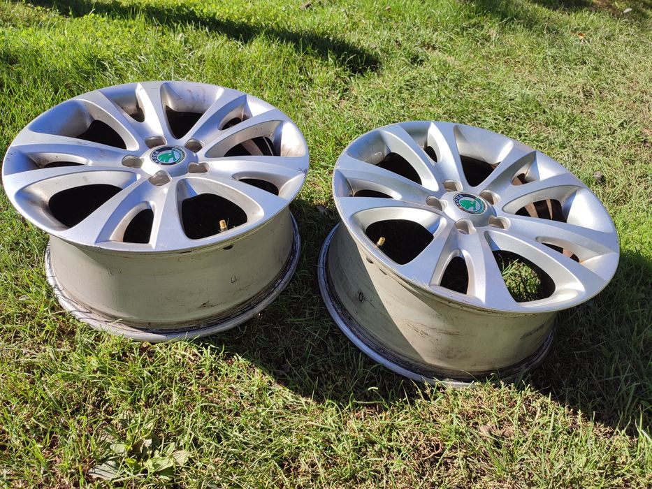 Диски R17 Skoda оригінал.ET 49.Використовувались на Skoda superb.