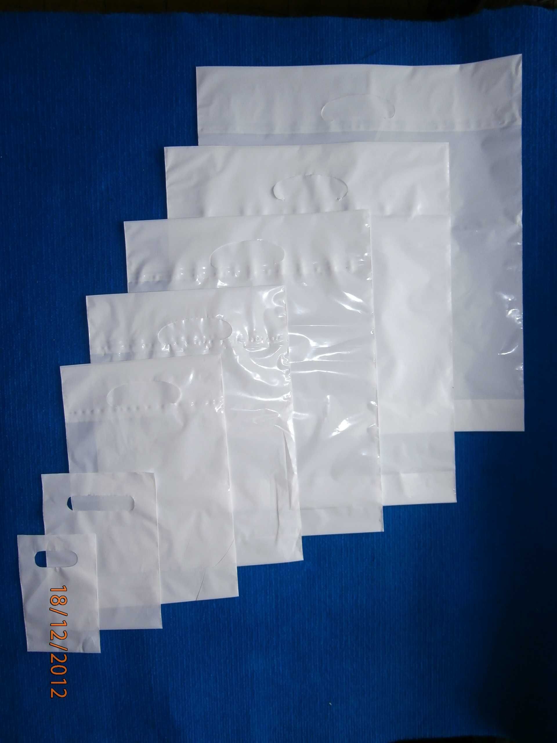 Torby foliowe Reklamówki duże DKT 60x70x0,045 mrożone mocne 100szt