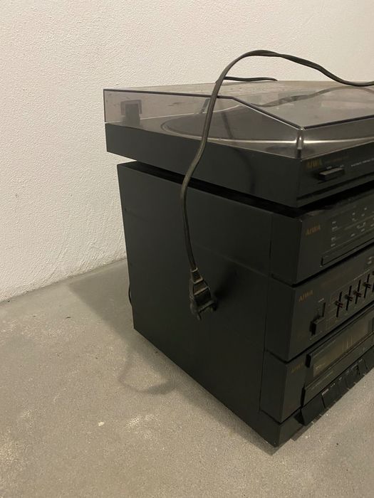 Wieża AIWA CX-33 gramofon PX-E55 made in Japan zestaw komplet