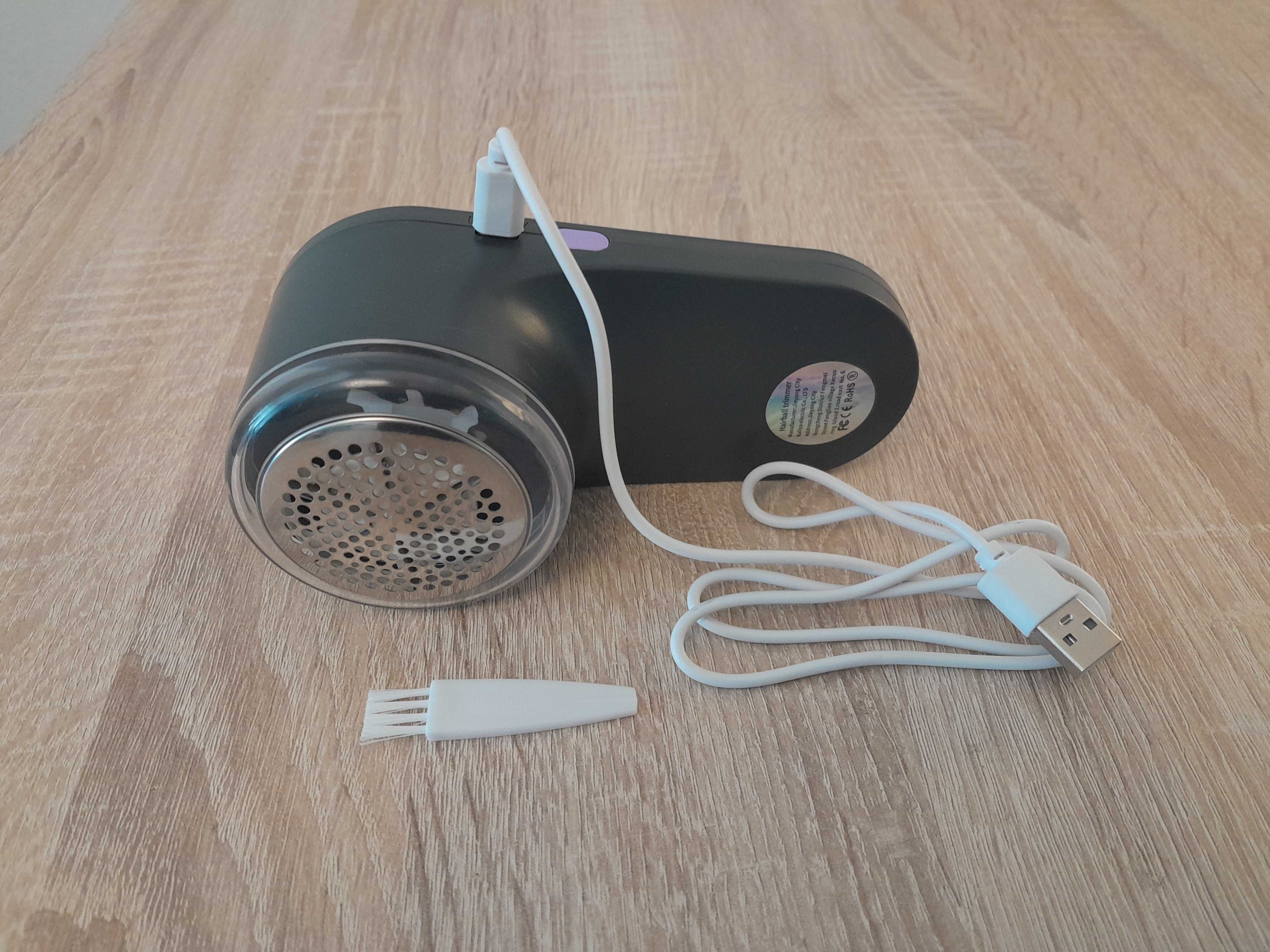 Golarka, maszynka elektryczna do ubrań, tkanin/ Wyświetlacz LED/ Szara