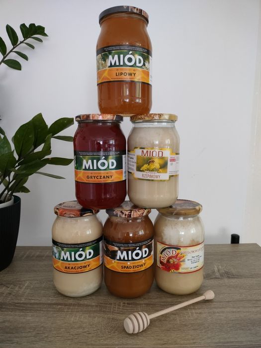 Miód rzepakowy 100 % naturalny