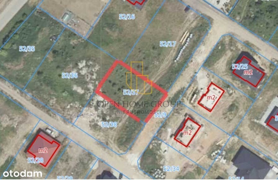 działka budowlana- piękna okolica- media