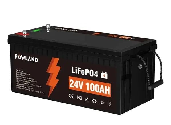 Аккумулятор литиевый Powland LiFePo4 24V 100Ah BMS 24100