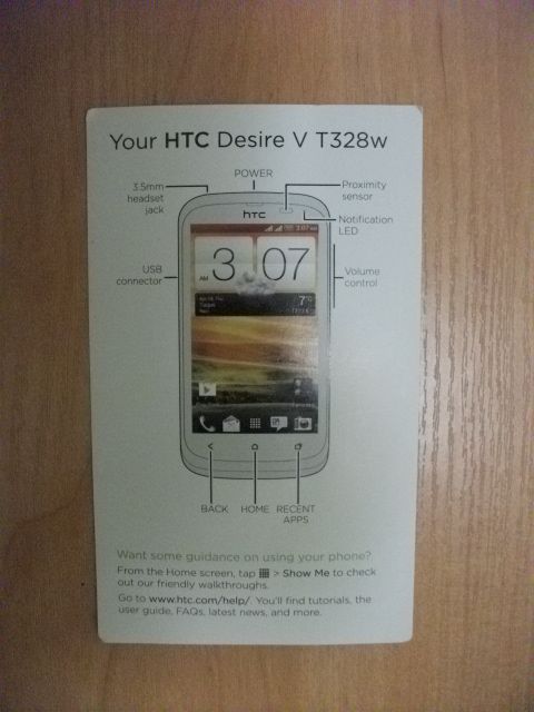 Смартфон HTC Desire V T328w. ВИДЕО.