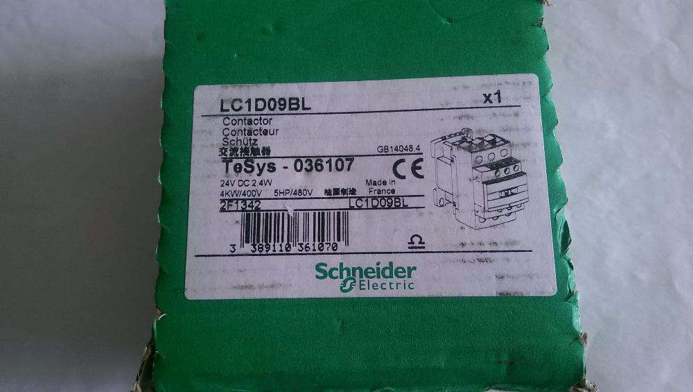 Contactor Schneider LC1D09BL novo.