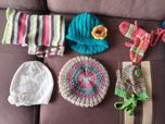 Luvas, gorros e cachecol de criança