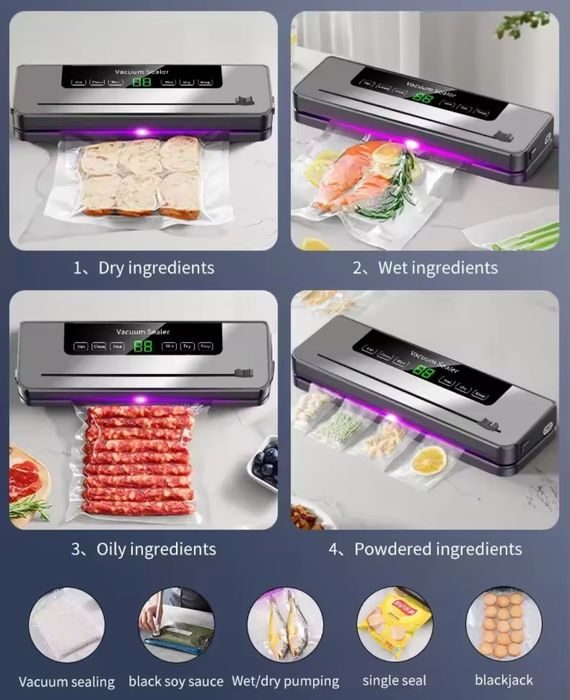 (НОВЫЙ) Вакууматор Вакуумный упаковщик пищевых продуктов Плёнка Пакет