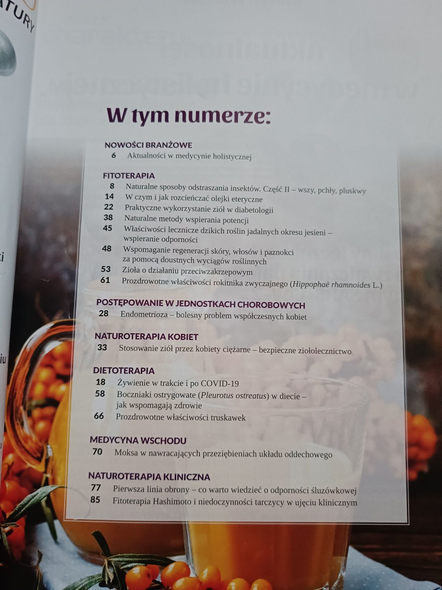 Naturoterapia w praktyce magazyn 08/09 2021